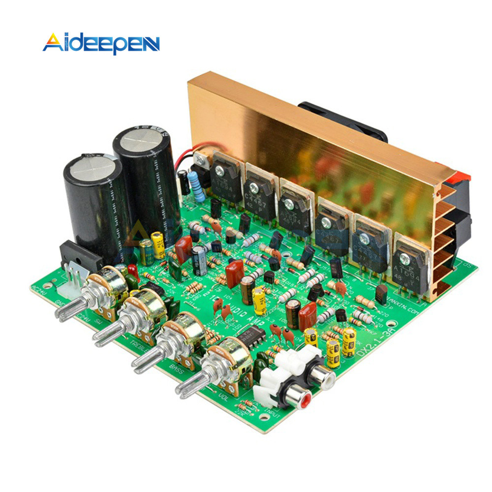 3x80W DX-2.1 Channel High Power Amplifier Board 120W Subwoofer Speaker Amplifier Board for Speaker T