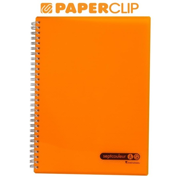 

Ready NOTEBOOK B5 MARUMAN SEPTCOULEUR N571/B-09 SPIRAL ORANGE