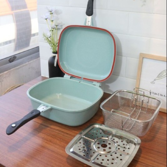 Double Pan Vienta Tigaraksa GARANSI RESMI VIENTA 24 Bulan