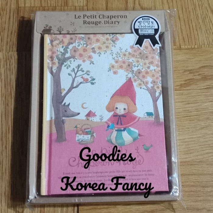 

Ready Weekly Schedule Diary Le Petit Chaperon No Year Ori Korea Ready Stock