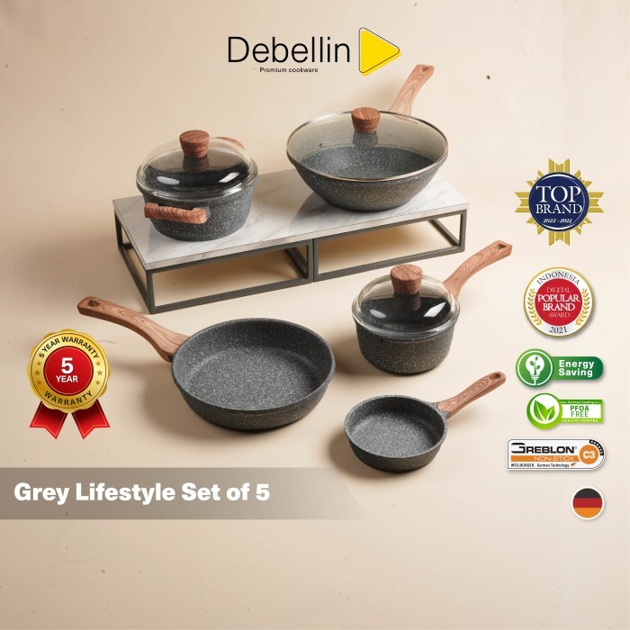 Debellin Premium Cookware Set - Lifestyle Granite Package