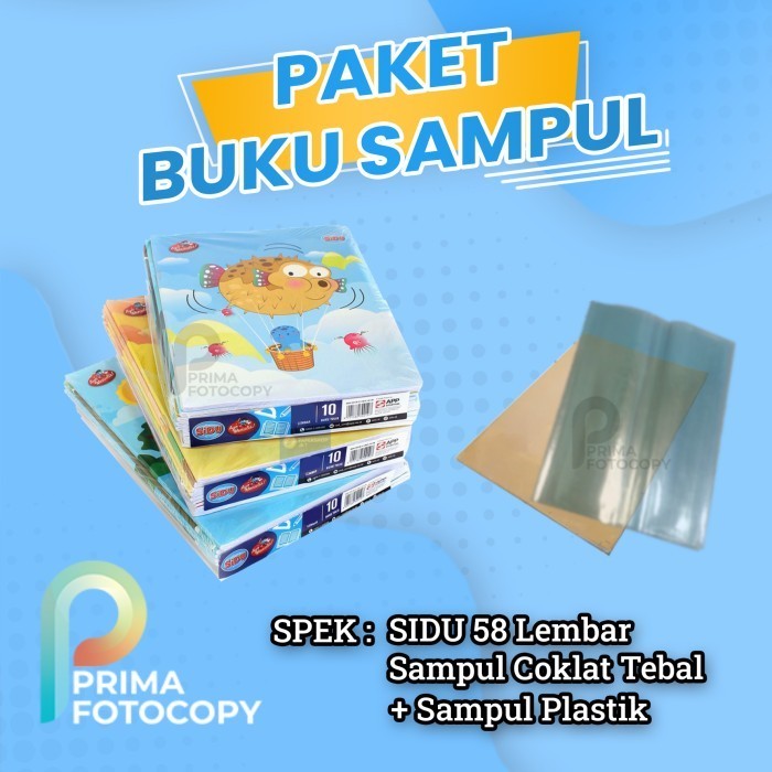 

Ready Buku Sampul Coklat Tebal Sinar Dunia SIDU 58 Lembar + Plastik