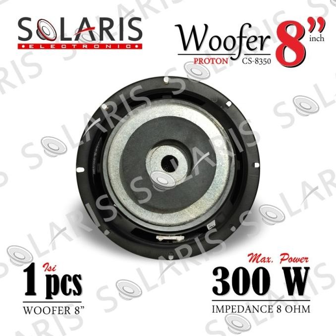 WOOFER 8 Inch DOUBLE MAGNET 300 Watt SPEAKER KARAOKE PROTON CS-8350 Terlaris