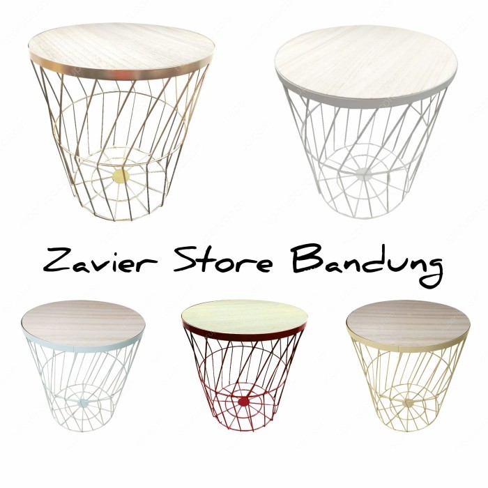 Tierra Meja Tamu/Samping Dengan Penyimpanan By Selma