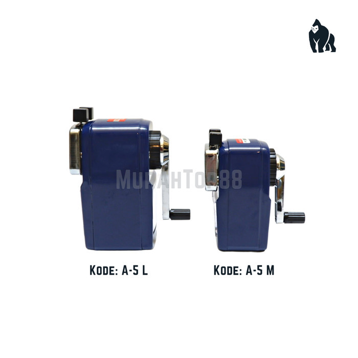 

Serutan Putar A-5L Joyko / Rautan Pensil Meja Duduk Stainless Besar