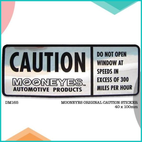 

MOONEYES CAUTION Sticker [DM165] 07D35Z4 sale now