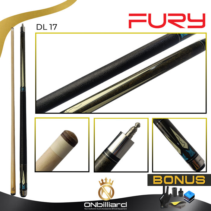 Stick Billiard Fury DL Series DL-17 DL-21 Cue / Stik Billiar Fury DL Billiard Billyar