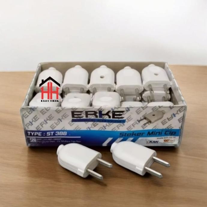 ERKE Steker Gepeng / Steker Mini (Paket isi 30pcs) Original
