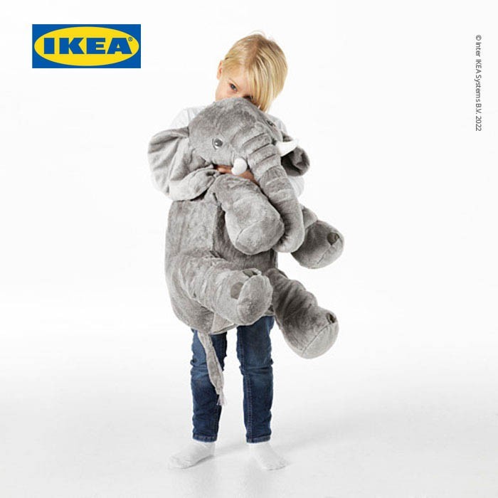 

IKEA JATTESTOR BONEKA GAJAH 60 CM