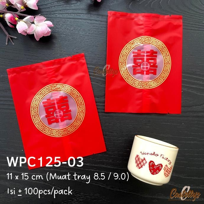 

hanya disini] Plastik Cookies Pia Shuangxi WPC 125-03 Kue Hampers Wedding Sangjit
