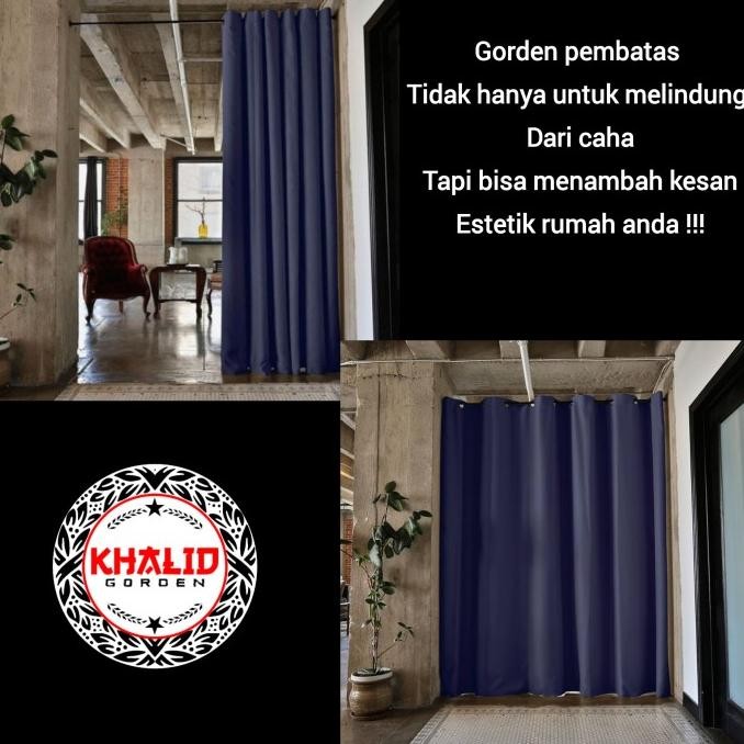 gorden sekat ruangan / tirai sekat ruangan / goden sekat kamar