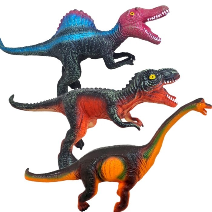 

DINOSAURUS KARET JUMBO MAINAN BONEKA KARET DINO BESARR ADA SUARA