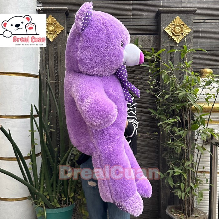 

BONEKA TEDDY BEAR BESAR JUMBO UNGU PURPLE 1 METER \