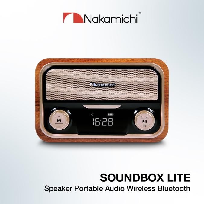 Nakamichi Soundbox Lite Speaker Portable Audio Wireless Bluetooth