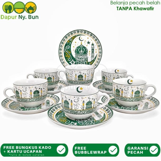 

Terlaris 6 Psg Cangkir Set Kado Lebaran / Hampers Idul Fitri / Gift Ramadhan Ready Stok
