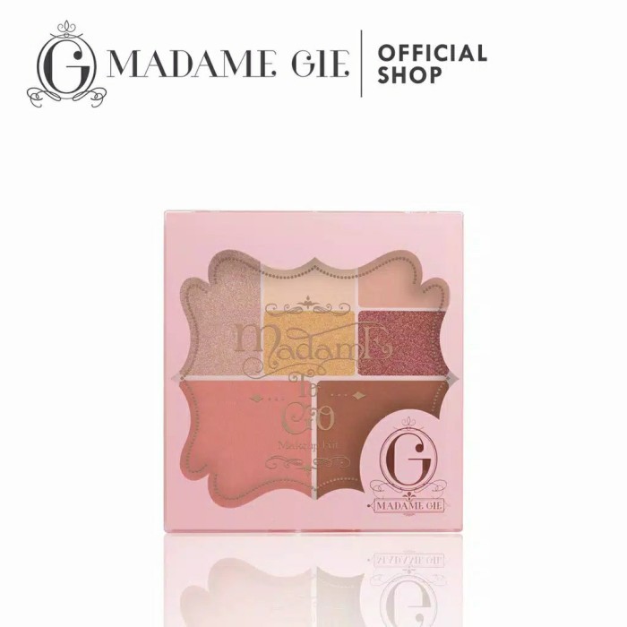 TERLENGKAP Make up Face Pallet 4 in 1 Madame Gie To Go / Makeup face palet
