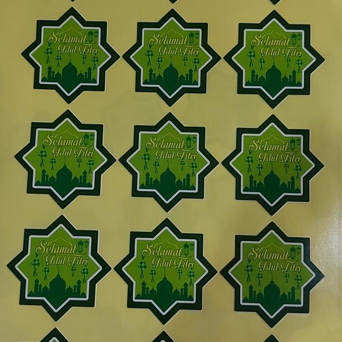 

Mubarak| Sticker Hampers Lebaran Selamat Hari Raya Idul Fitri untuk hantaran