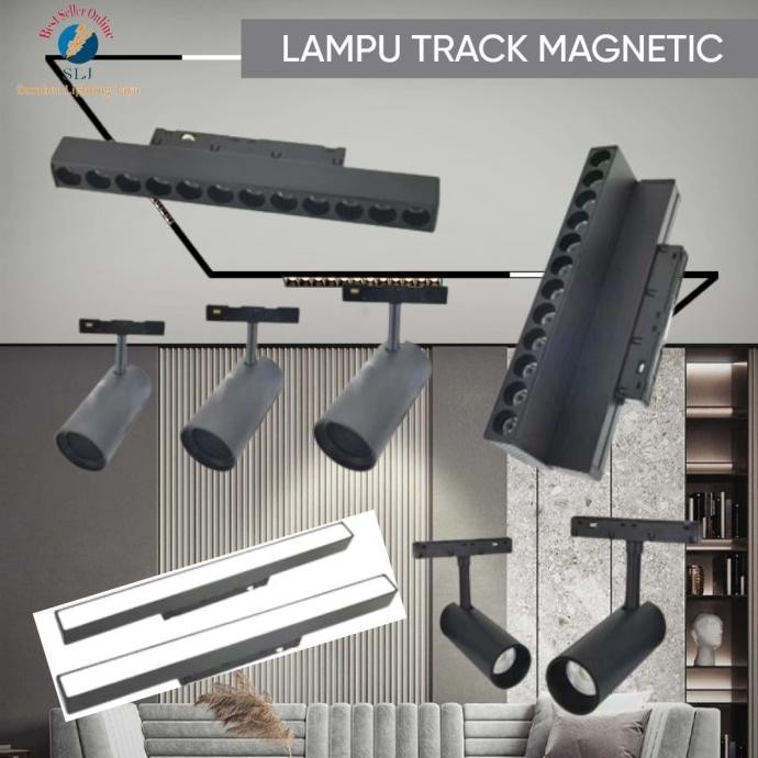 Lampu Led Track Magnetic / Magnetic Track Lamp / Lampu Track