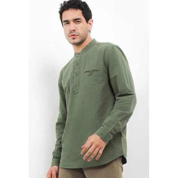 Hush Puppies Kemeja Pria Branzino Green Original