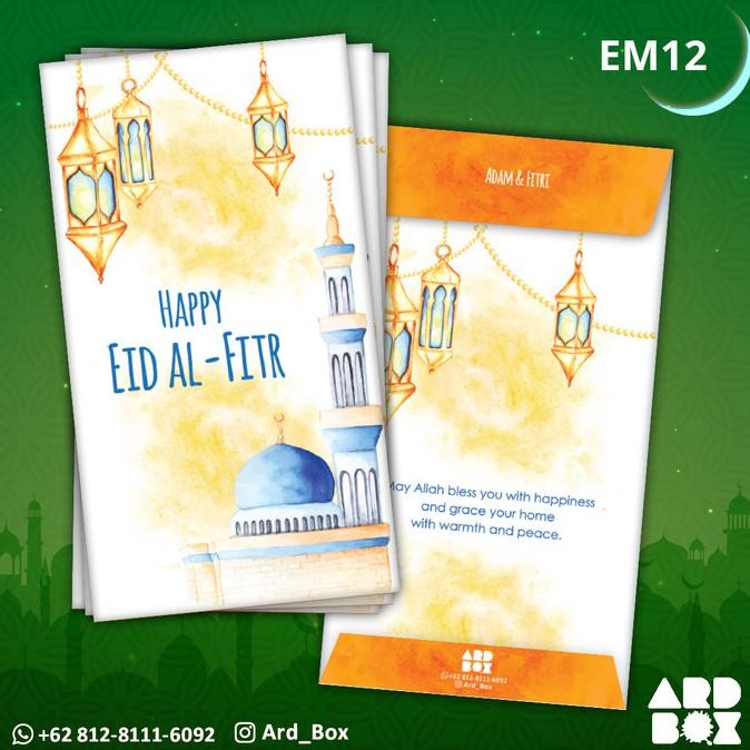 

Mubarak| Amplop Angpao Hari Raya Idul Fitri Custom Angpau Lebaran Terbaru EM12