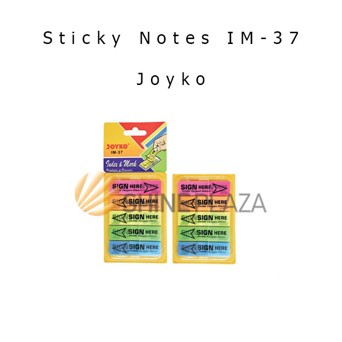 

MEMO STICKY NOTES SIGN HERE JOYKO IM-37