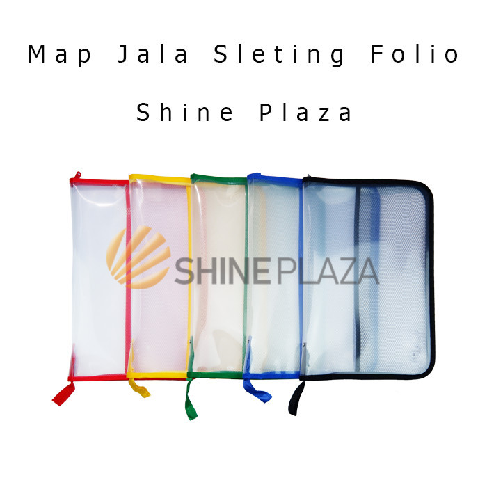 

MAP PLASTIK JALA RESLETING F4 ZIPPER SCHOOL OFFICE BAG FILE - TAS DOKUMEN KERTAS ALAT TULIS KANTOR