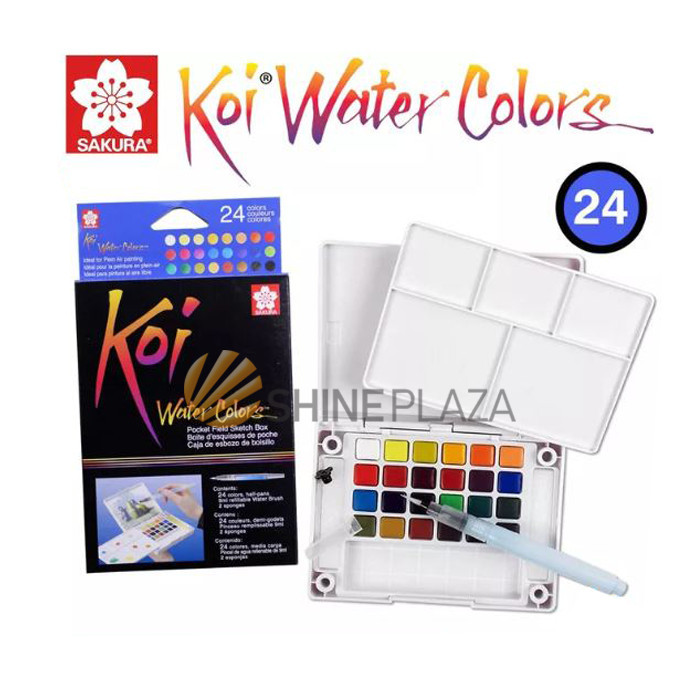 

SAKURA KOI WATERCOLORS POCKET FIELD SKETCH BOX - 24