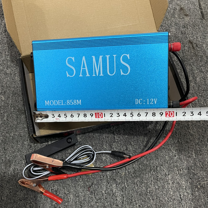 Ready SAMUS 858M Inverter Transformator Booster Portabel 10 Tabung DC12V Silikon Tunggal 2000W