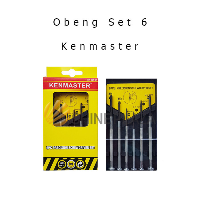 

OBENG JAM SET 6 KENMASTER - OBENG KENMASTER - OBENG SERBAGUNA