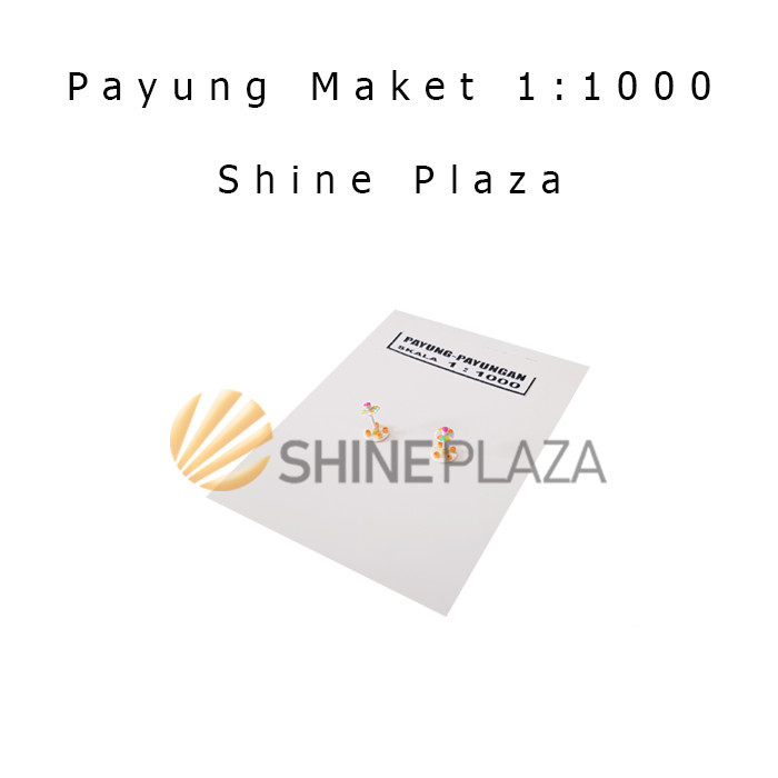 

PAYUNG MINIATUR 1:1000 - BAHAN MAKET