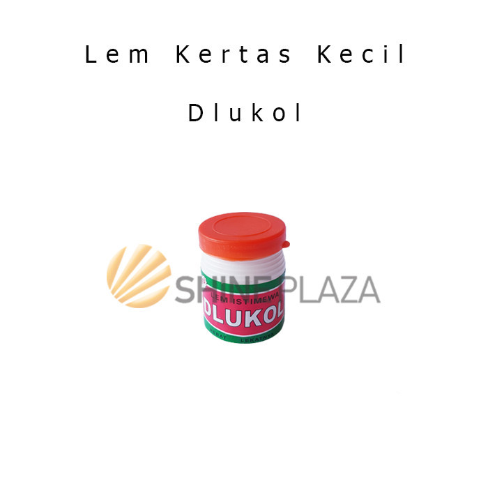 

LEM KERTAS DLUKOL KECIL - LEM COLEK DLUKOL KECIL