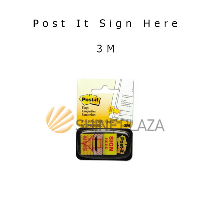 

POST IT SIGN HERE 680-9 3M STICKY NOTES