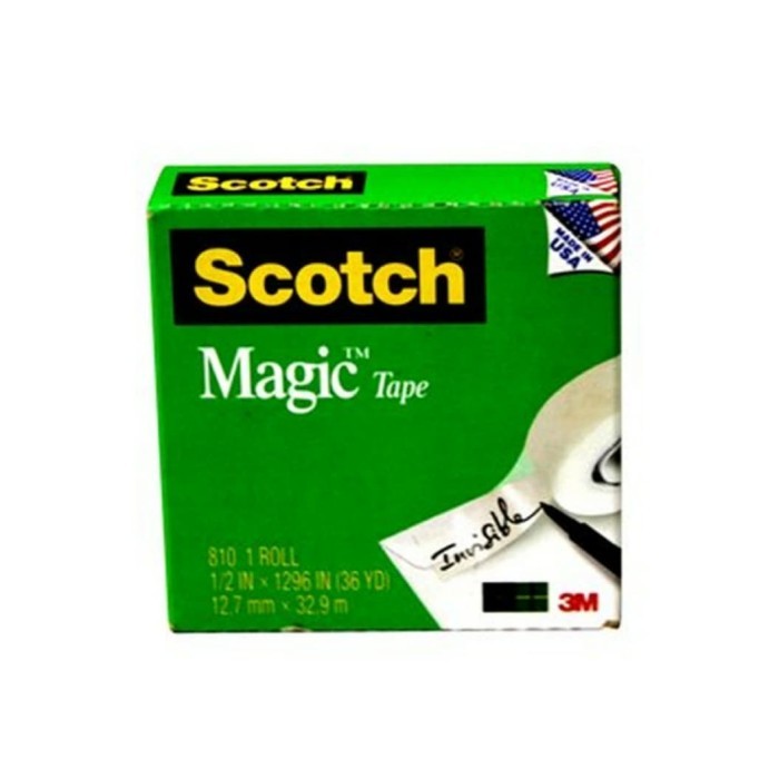 

SCOTCH MAGIC TAPE 3M 3/4"X36 YD