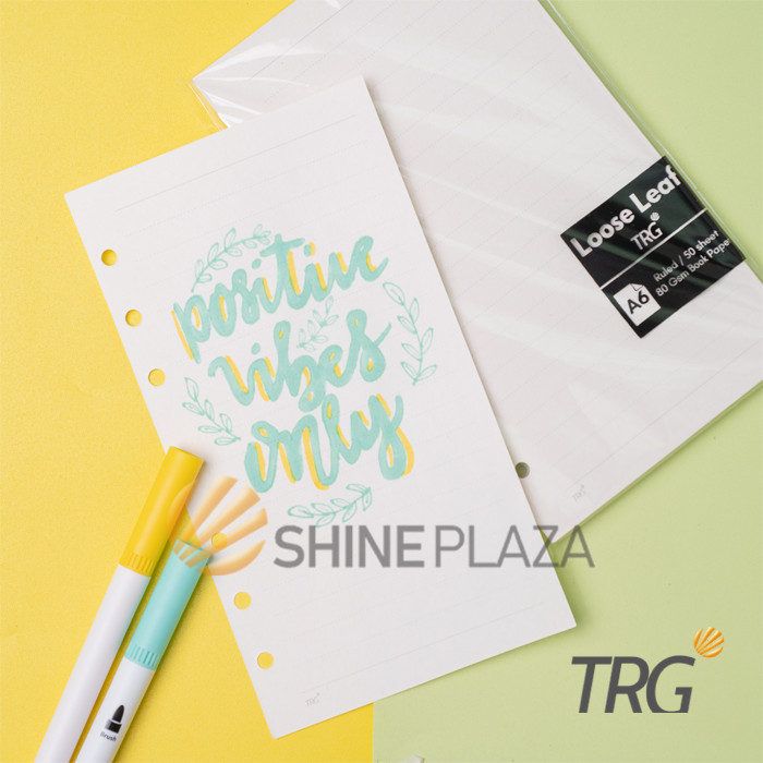 

ISI LOOSE LEAF A6 TRG - REFILL BINDER PAPER A6 DOTTED GRID PLAIN RULED