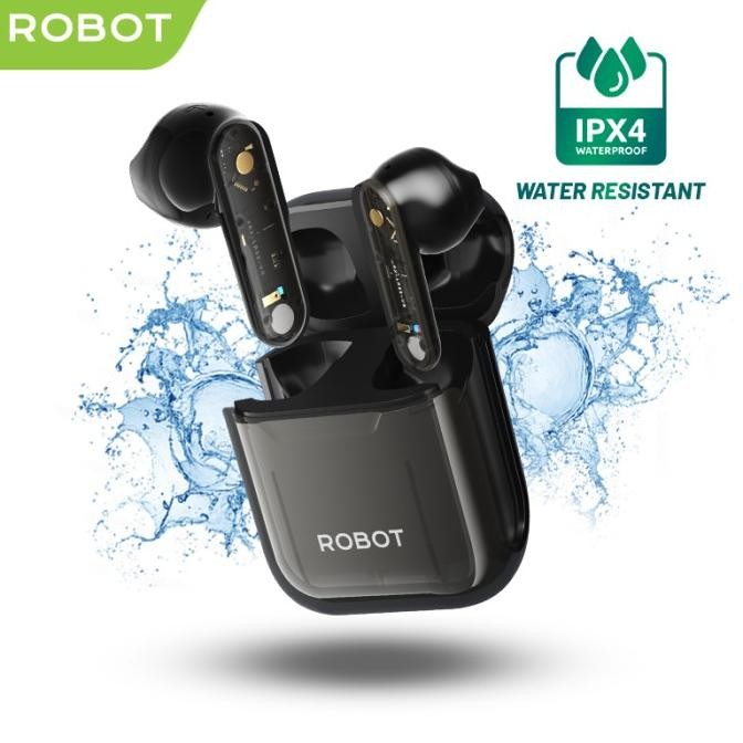 Robot Tws Wireless Earphone Airbuds Rt01 Semi In-Ear Enc Tws Bluetooth