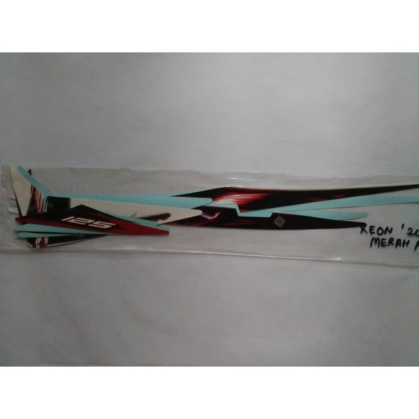 Stiker Stripping Striping Motor Yamaha Xeon 2011 Merah Hitam Barang Langka
