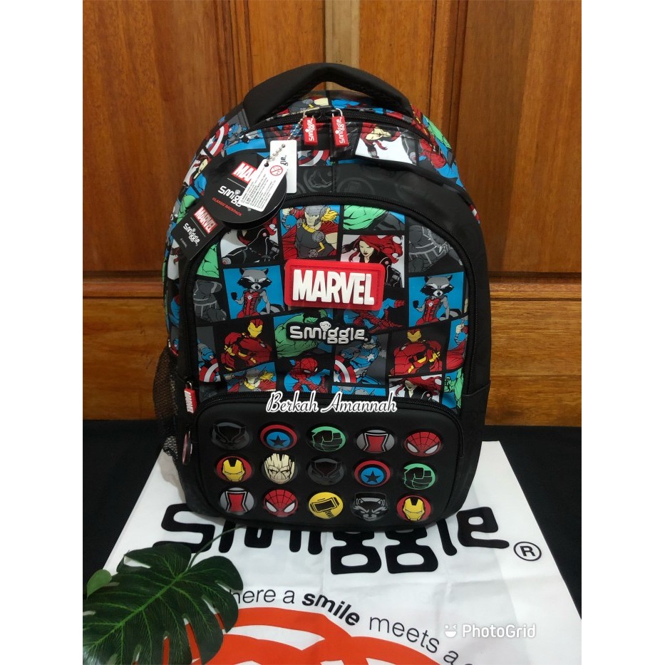 Smiggle marvel Avanger/Marvel series /Tas smiggle original