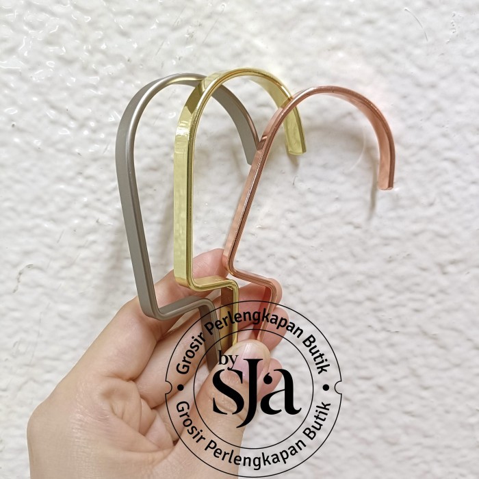 PROMO Kaitan Hanger Gold 10 cm / Cantolan Hanger Gold / Hook Hanger Import