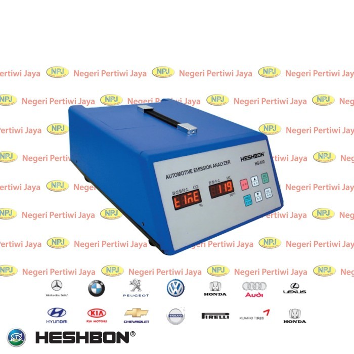 TERBARU Heshbon Exhaust Gas Analyzer HG-510 - Alat Uji Emisi Kendaraan