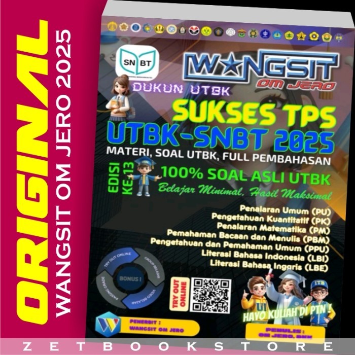 Buku Wangsit TPS 2025 / Buku Wangsit Om Jero UTBK SNBT SUKSES TPS 2025