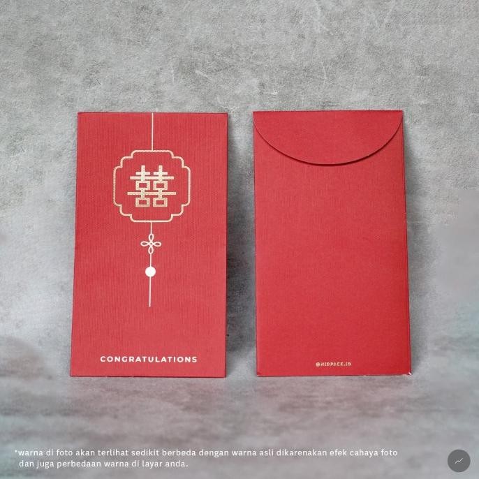 

/////] Angpao Shuang Xi Angpau Sangjit Amplop Merah Red Wedding Envelope