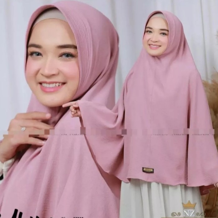 Jilbab Crinkle Airflow Premium Jumbo Pad / Hijab Crinkle Syari Pet