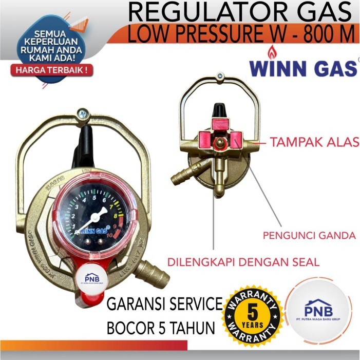 Regulator Winngas NUSANTARA W 800 m - Regulator Winngas Double Lock Winn gas w800m Nusantara
