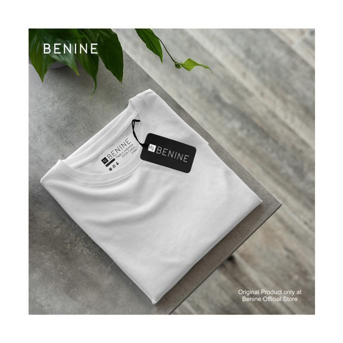 BENINE KAOS POLOS PUTIH / KAOS DISTRO PREMIUM / KAOS PRIA WANITA