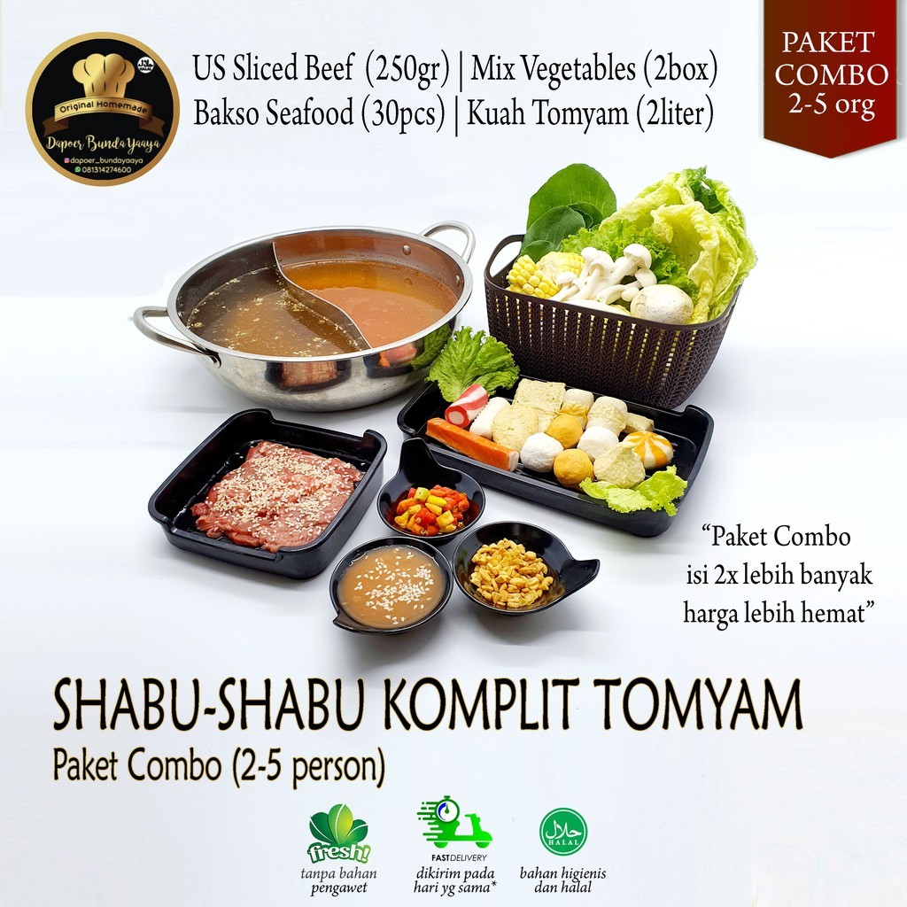 

Paet Habu Omplit Combo Uah Tomyam Untu 25 Orang Halal Food