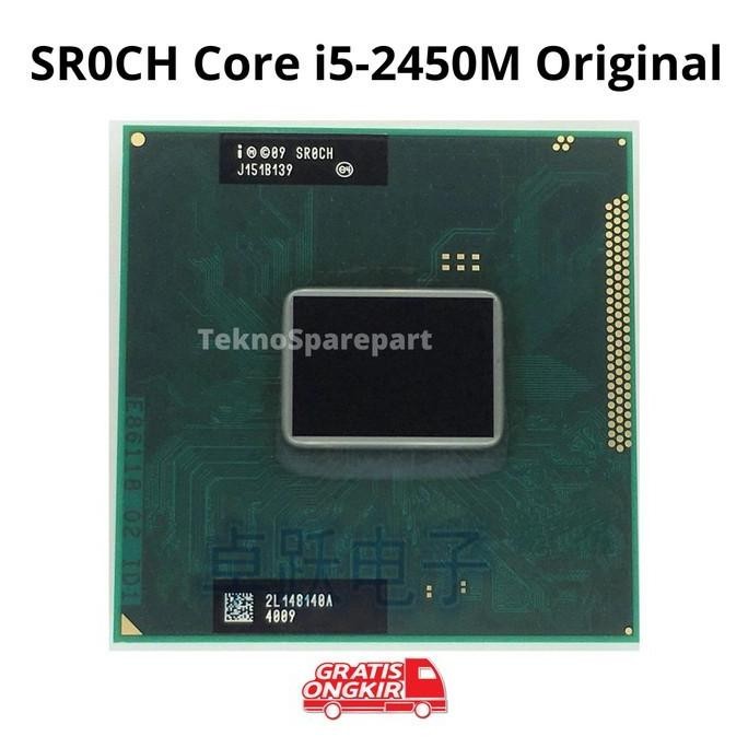 Processor Prosesor Laptop Intel Core i5-2450M Sandy Gen2 rPGA988B