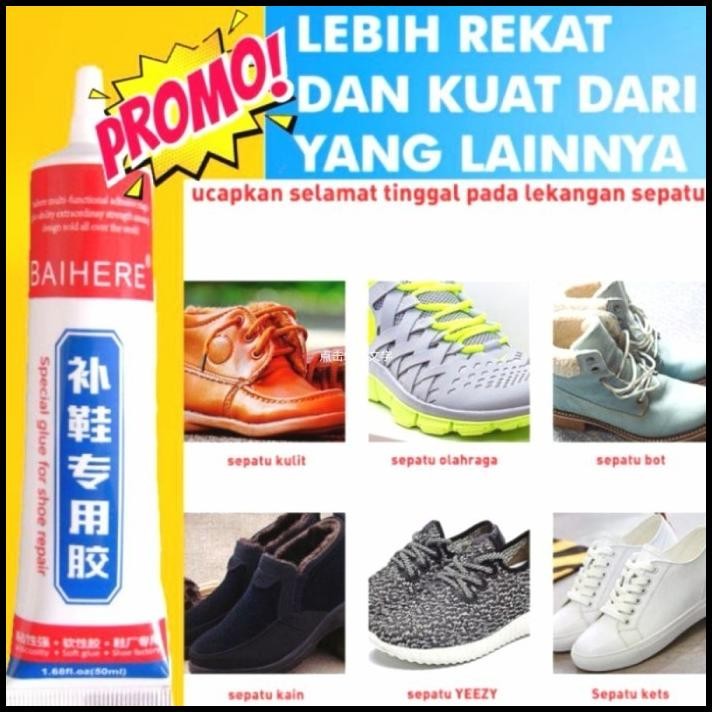lem super sepatu sandal tahan air