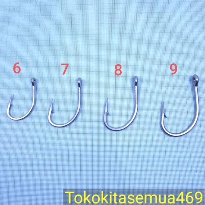 Ready stock] Kail Pancing Baja Stainless Ukuran Besar ID0469M9