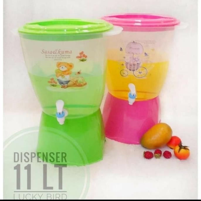 DISPENSER AIR PLASTIK/DISPENSER TEMPAT AIR 11 LITER LUCKYBIRD