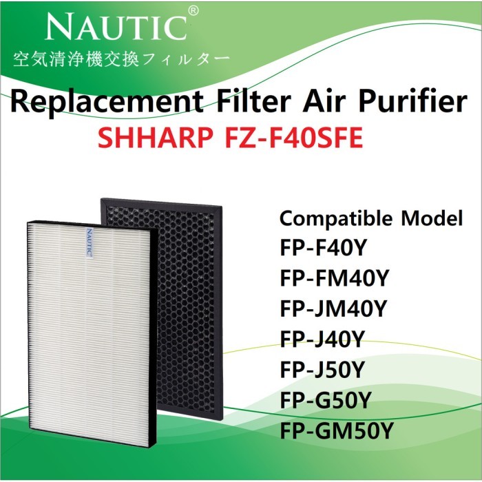 Filter SHARP Air Purifier FZF-F40SFE for FP F40 / FP-F40Y / FP-J50Y / FP-J40Y / FP-FM40Y FP-JM40Y